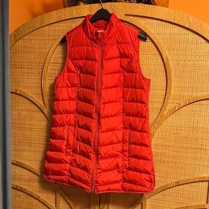 J. Jill Women's Red Down Vest size M tall